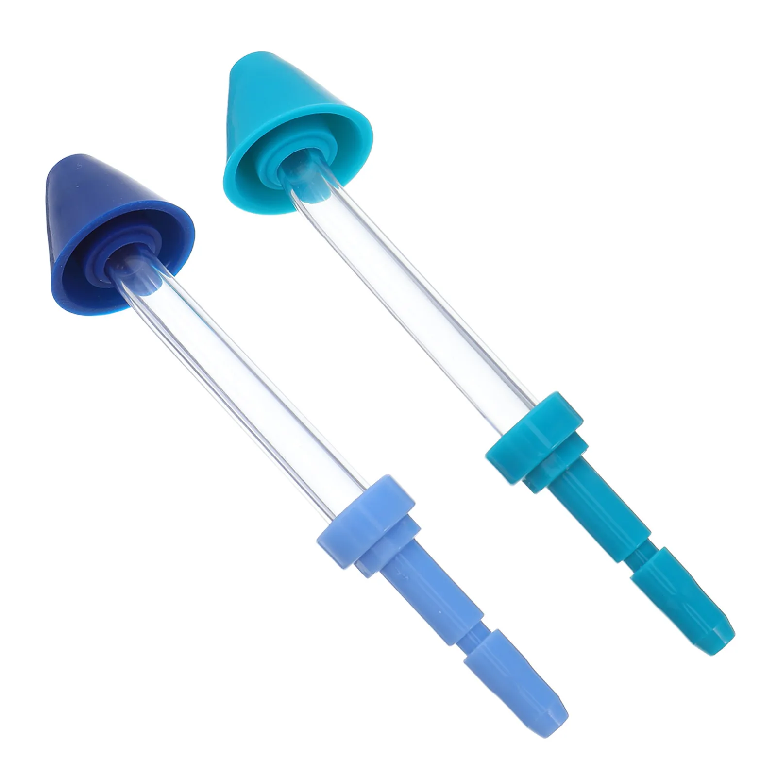 

2Pcs Oral Irrigation Tips Replacement Heads for Water Flosser Sturdy ABS Glass Construction Easy Install Interchangeable Nozzles
