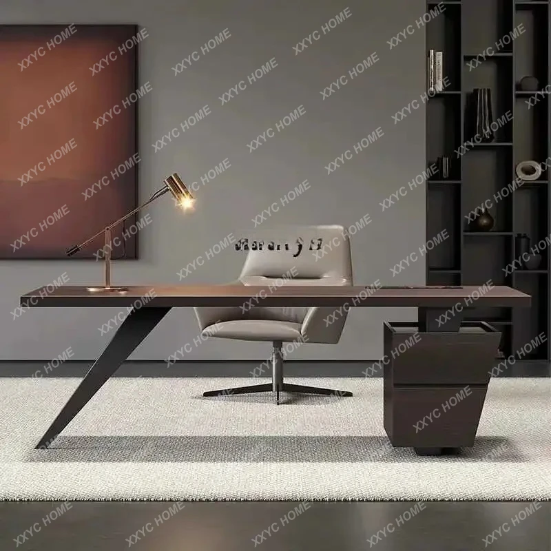 

A Desk simple modern living room study home Italian minimalist computer desk