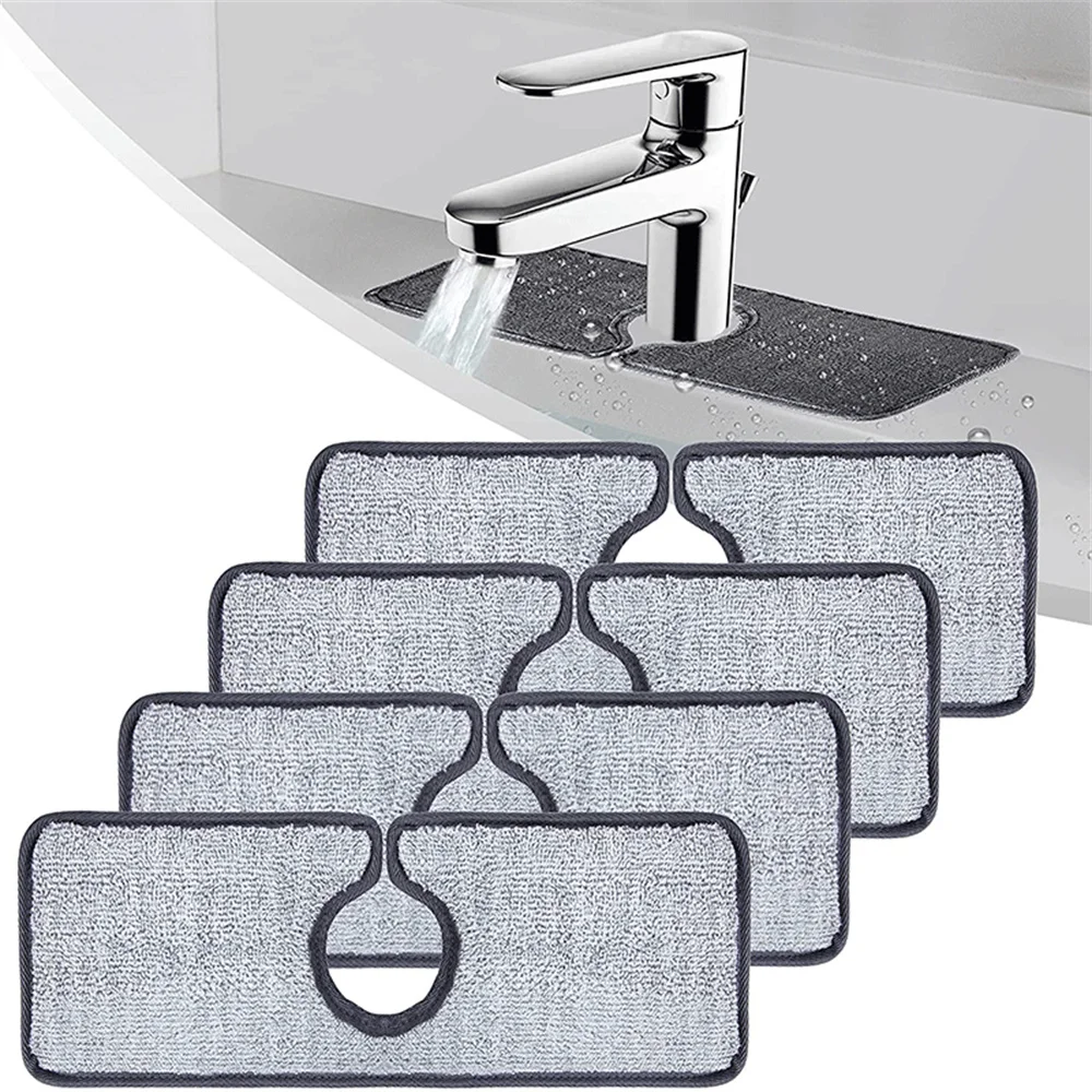 Draining Pad Easy Microfiber Faucet Waterproof Pad Kitchens Accessories Drainage Mat Wash Table 45x13.5cm Quick-drying Pad