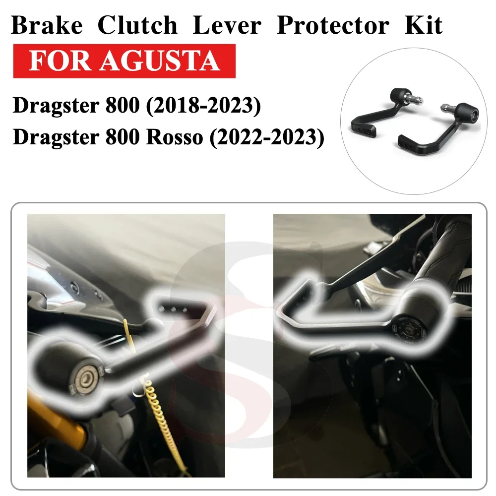 

motos For MV Agusta Dragster 800 800Rosso 2018-2023 2022 2021 2020 motorcycle accessories Brake and Clutch Lever Protector Kit