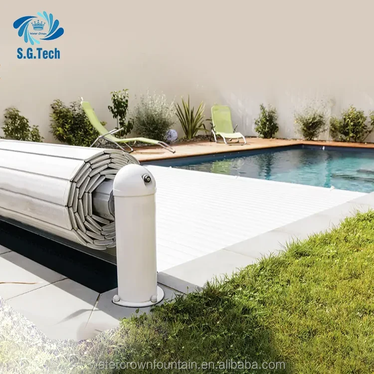 PC Material Cover Automatic Swimming Pool Cover Swimming Pool Accessories Contact Customer Service To Inquire about Size