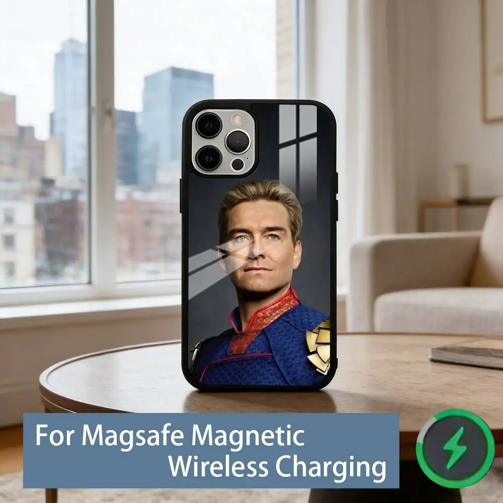H-Homelander T-The Boys Phone Case For iPhone17,16,15,14,13,12,11 Plus,Pro Magnetic For Magsafe Wireless Charging