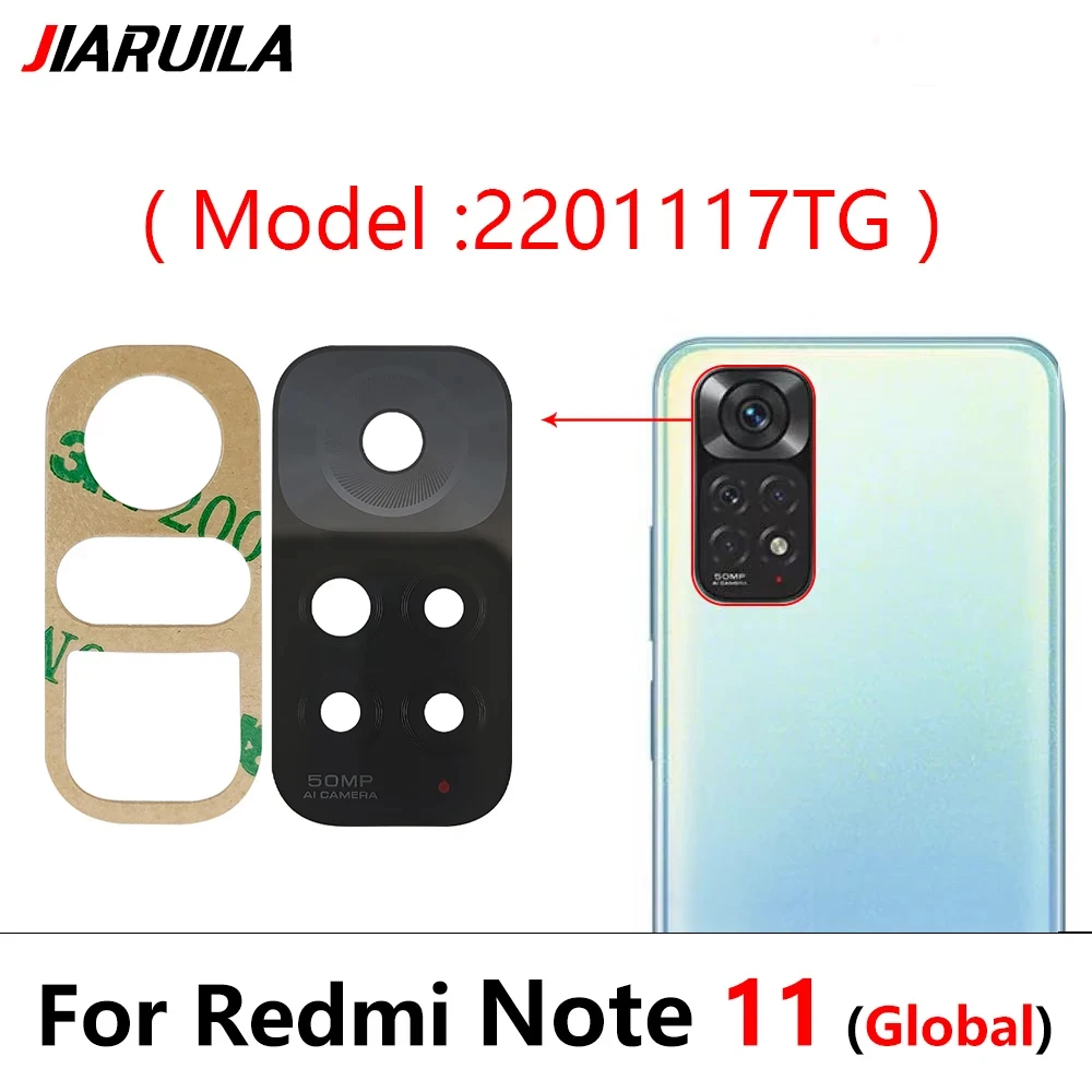 Cristal de lente de cámara trasera, reemplazo para Xiaomi Redmi Note 10 Pro 8T 9C 9 Mi 10T A1 A3 Max Mix 2 3 2s 11 A1 A2 Poco X3 F3, novedad