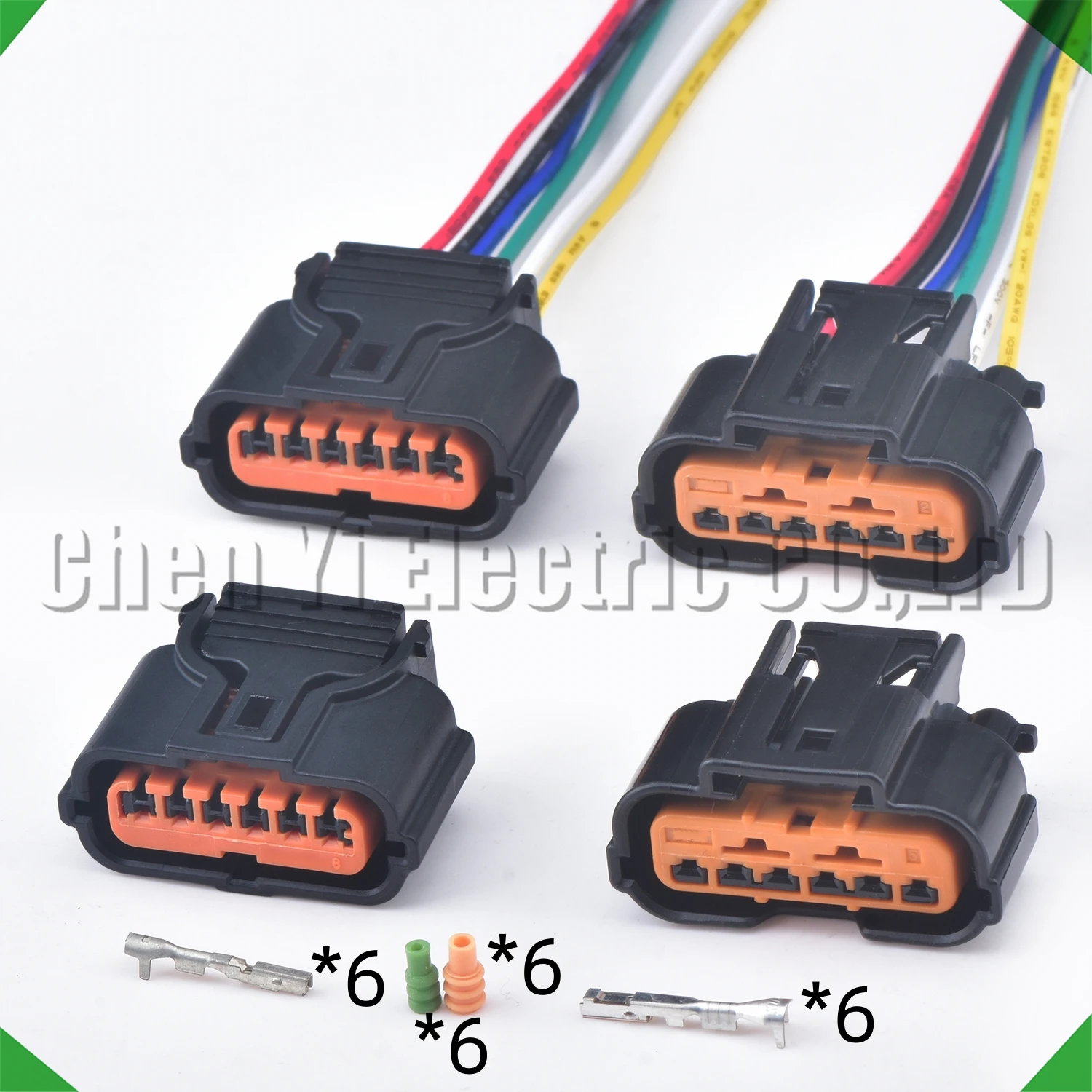 6 Pin Auto Connectors Reversing Sensor Radar Wire harness plug HP086-06021 HP286-06021 For Hyundai Elantra ix35 Tucson Kia K3 K5