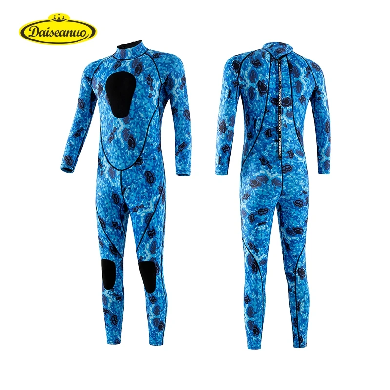 

Men's Neoprene Diving Hooded Wetsuit, 3mm Camouflage, Two-segment Surfing Clothing, Long Sleeve, Fishing, Hunting Body Suit