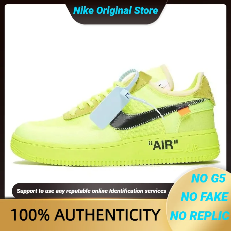 Nike Nike Air Force 1 Low 'Off-White Volt' Sneakers shoes AO4606-700