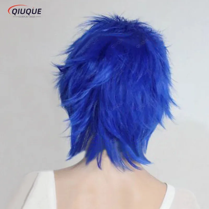 

Nene 2025 аниме Levy Mcgarden короткий синий стиль для женщин и девочек термостойкие волосы косплей костюм + бесплатная шапочка для парика