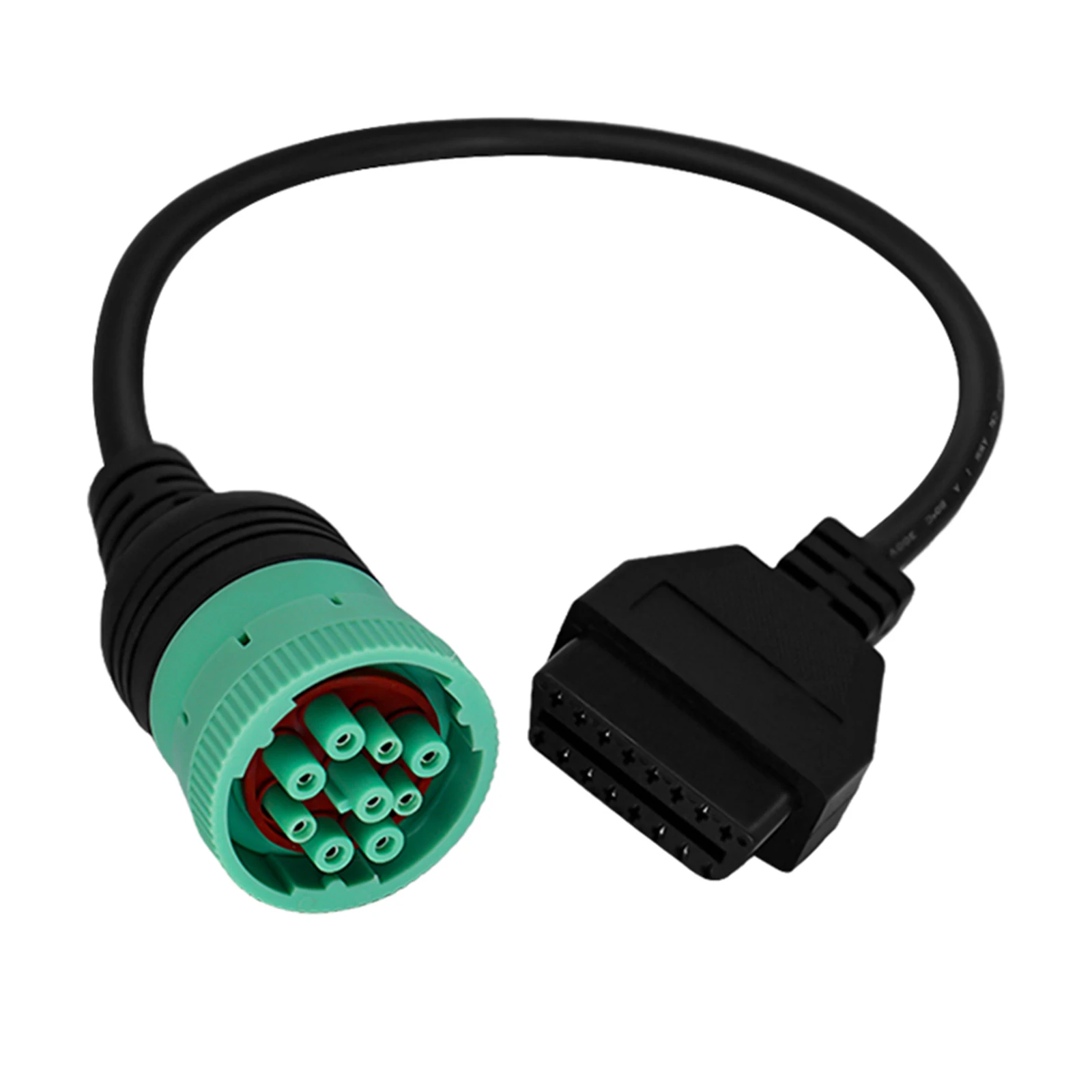 J1939 OBD-Kabel 9-polig auf 16-poliges Heavy Duty Truck OBD2-Diagnose-Adapterkabel für Cummins 0,3 m J1939 OBDII-Konverter-Anschluss – Detail 5