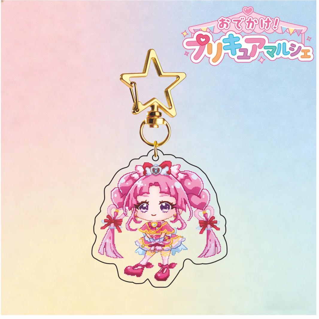 Detective Pretty Cure! 15cm Acrylic Stand Keychain Cute Decoration Gift Anime Themed Cute Stand for Keys Or Decor