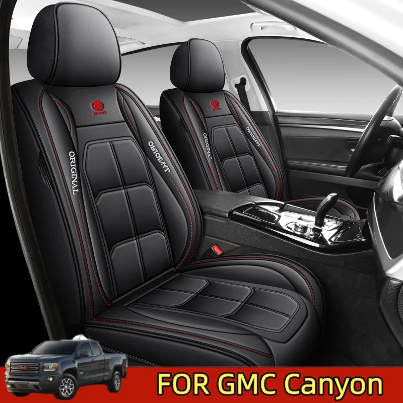 

FOR GMC Canyon Car seat cover waterproof PU leather soft comfortable high-end full-wrapped muscle seat cover