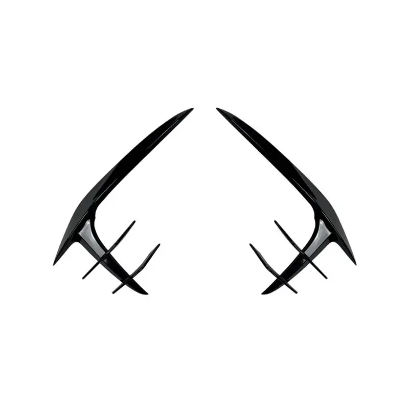 

Car Front Bumper Side Spoiler Kit Wind Knife Spoiler Replacement Accessories For A5 S5 F5.5 Sline 2021-2024