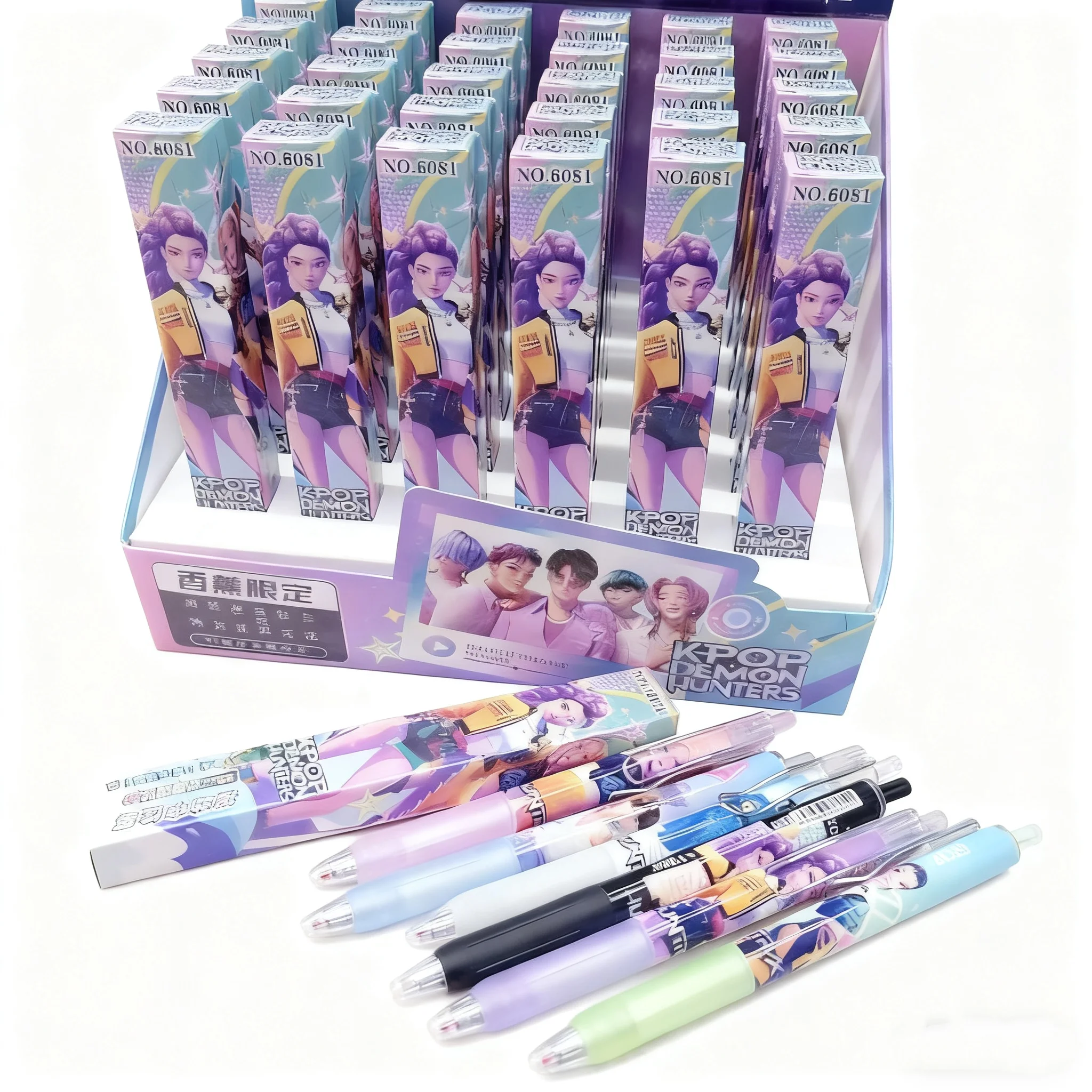دفاتر الملاحظات KPop DemonHunters والفرشاة شخصية أنمي مطبوعة للطلاب لوازم القرطاسية المدرسية هدايا الأطفال