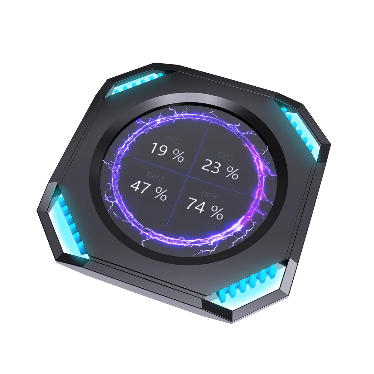 2.1-inch chassis secondary screen connected via a single USB cable without the need for an HDMI cable. The secondary screen of t