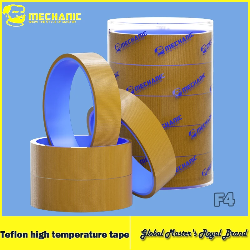 F4 Teflon high temperature tape 300° C Chemical sealing wire insulation waterproof machine equipment protective tape