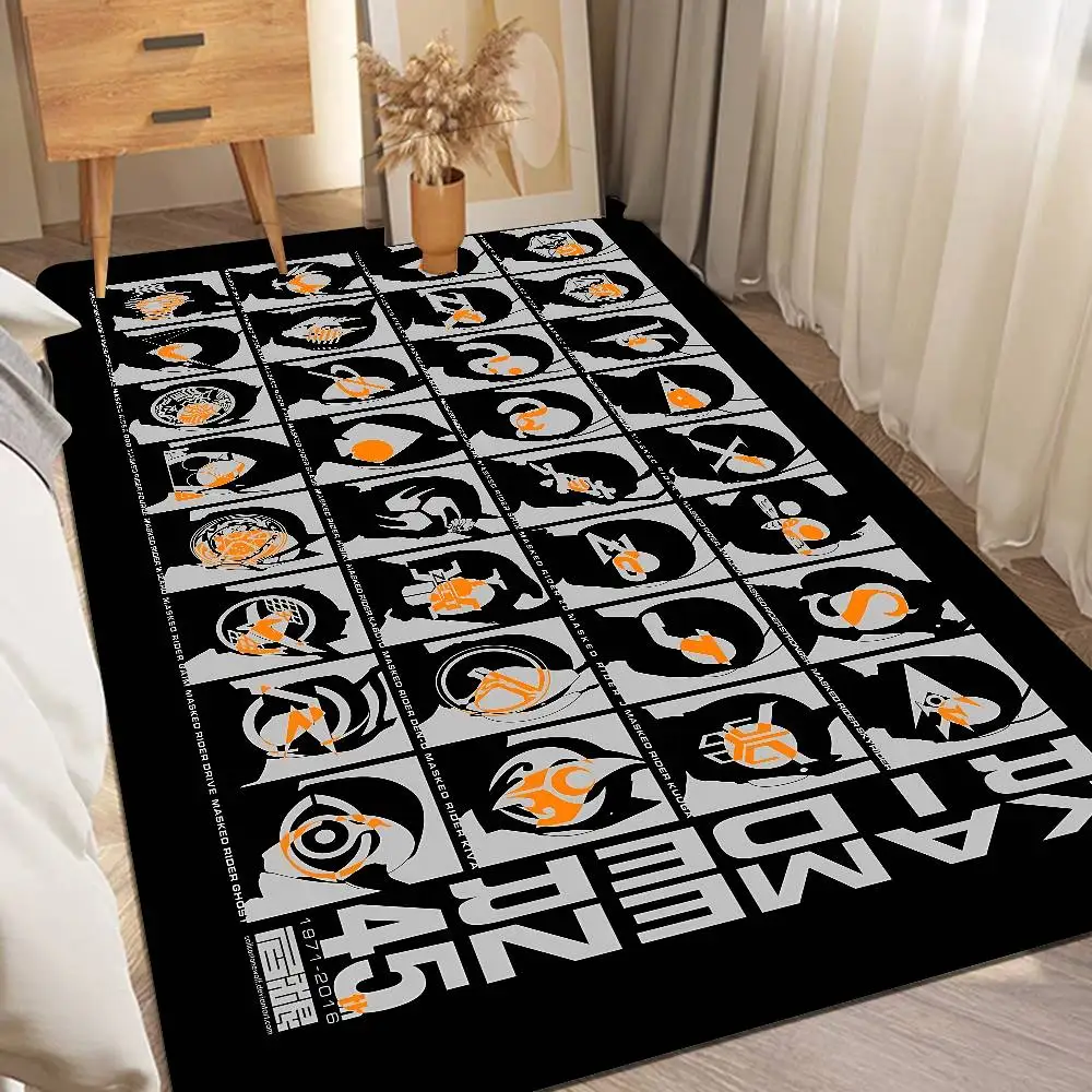 Cool K-Kamen R-Rider Door Mat Kids Room Bedroom Decoration Balcony Anti-Slip Doormat Living Room Doormat Area Rug