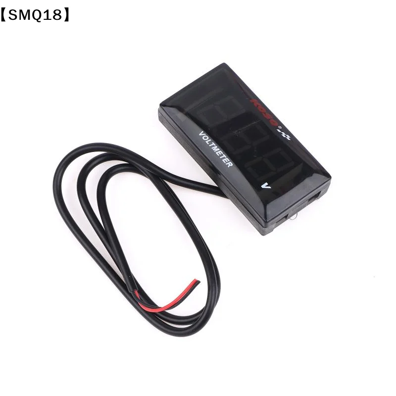 Motorcycle DC 10-150V Digital Voltmeter With Bracket LED Display Waterproof Voltage Tester Battery Moniter Electromobile【SMQ】