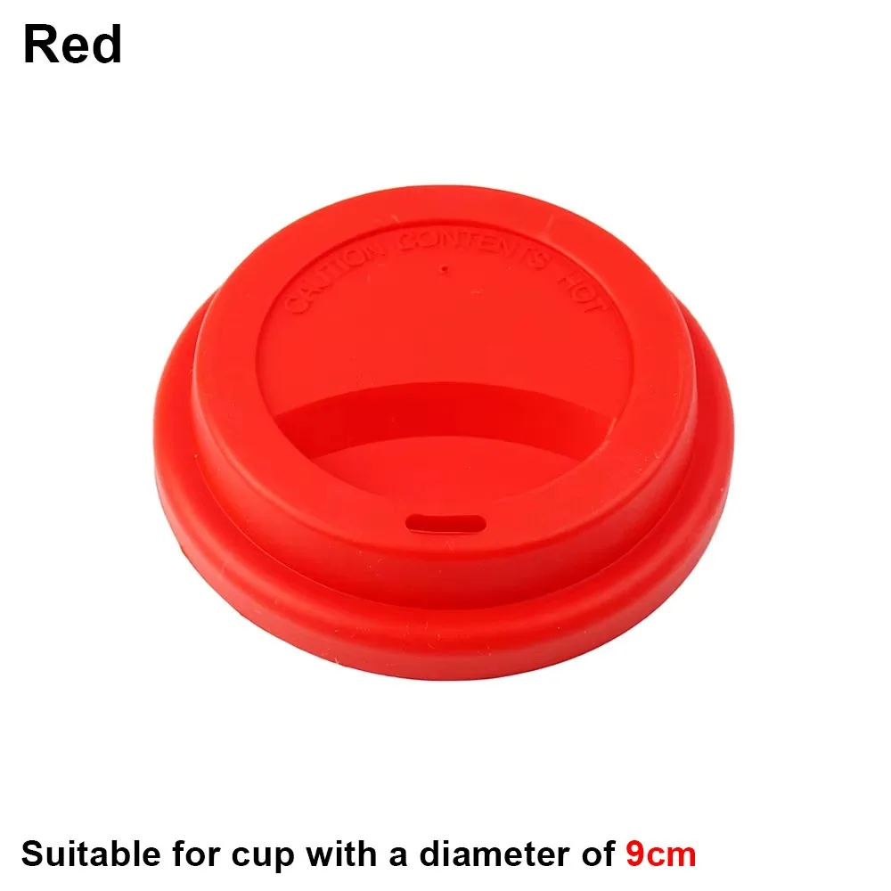 1Pcs Heat Temperature Preserve Mug Cover Protective Silicone Cup Cap Universal Dust Free Sealing Lid for 9cm Tea/Coffee/Milk Cup