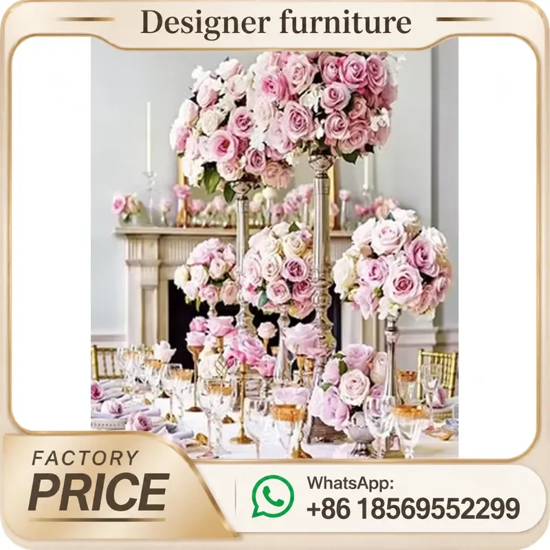 Artificial Flower Ball Wedding Centerpiece Silk Rose Bouquet Home Party Decoration Hanging Ornament