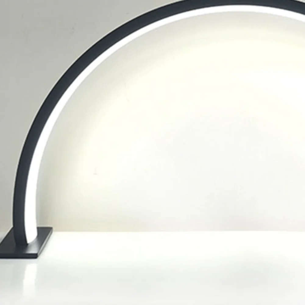 Créatif demi-lune lumière Portable en forme de U réglable LED décor lumière Salon de beauté lumière de remplissage polyvalent lampe de Protection des yeux
