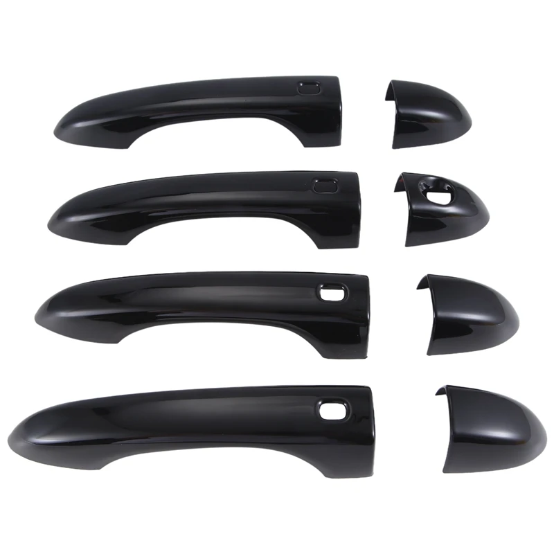 

Glossy Pure Black Door Handle Cover Trim For Maserati Levante SUV Trofeo 4 Smart Door Handle