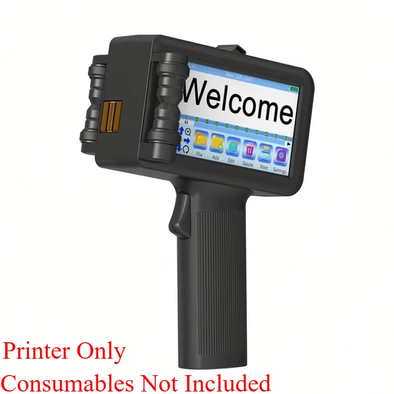 Handheld Industrial Inkjet Printer 600DPI 12.7mm for Date and Batch Coding