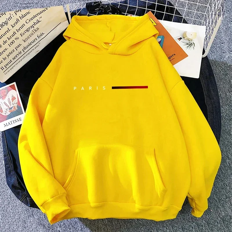 Paris Fashion Damen-Hoodies für alle Jahreszeiten, Alltag, Freizeit, Sportliche Kapuzenpullover, für Zuhause und Outdoor, bequem, warm, locker geschnitten. – Detail 8