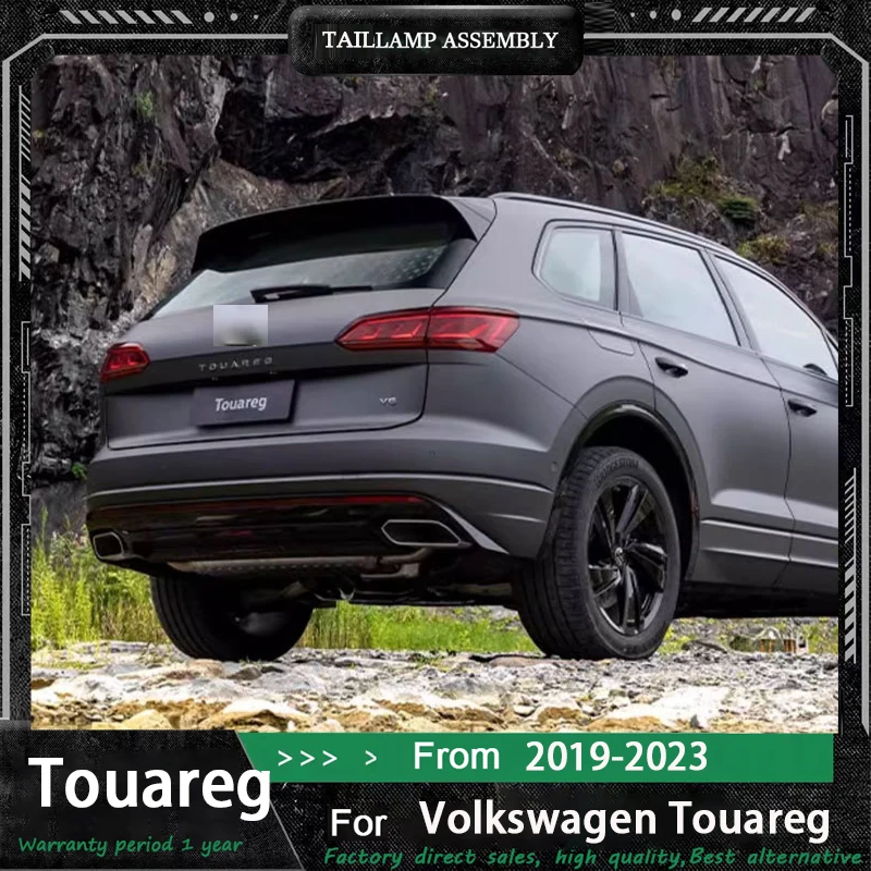 

Car For VW Touareg LED Taillight 2011-2023 Upgrade Modified to New DRL Dynamic Turn Signal LED Taillight Auto Accessories