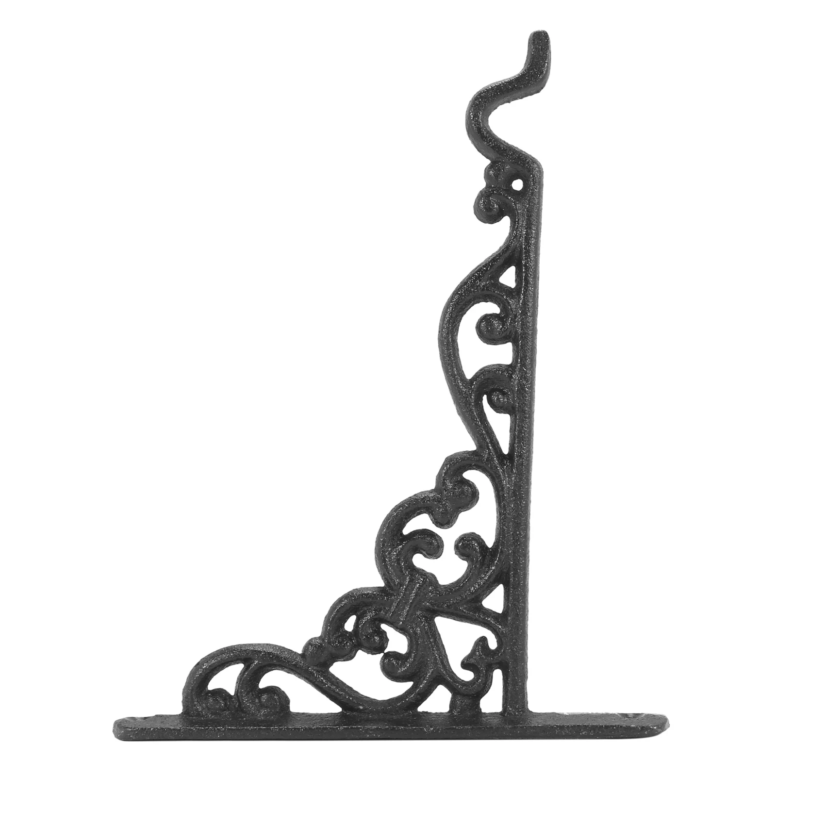 Y50A-2X Cast Iron Hanger Wrought Iron Garden Hook Flower Pots Basket Wall Hanger Bracket With Expansion Screw