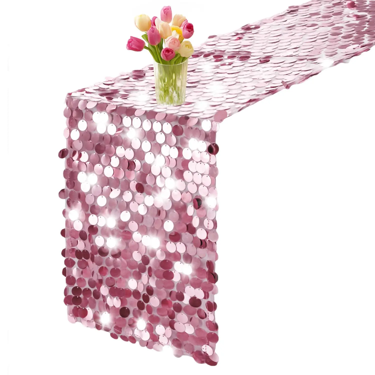 Sequin Table Runner Table Runner, Glitter Runner for Party Wedding , Party Spring Easter Rustic, Birthday Supplies Decoration