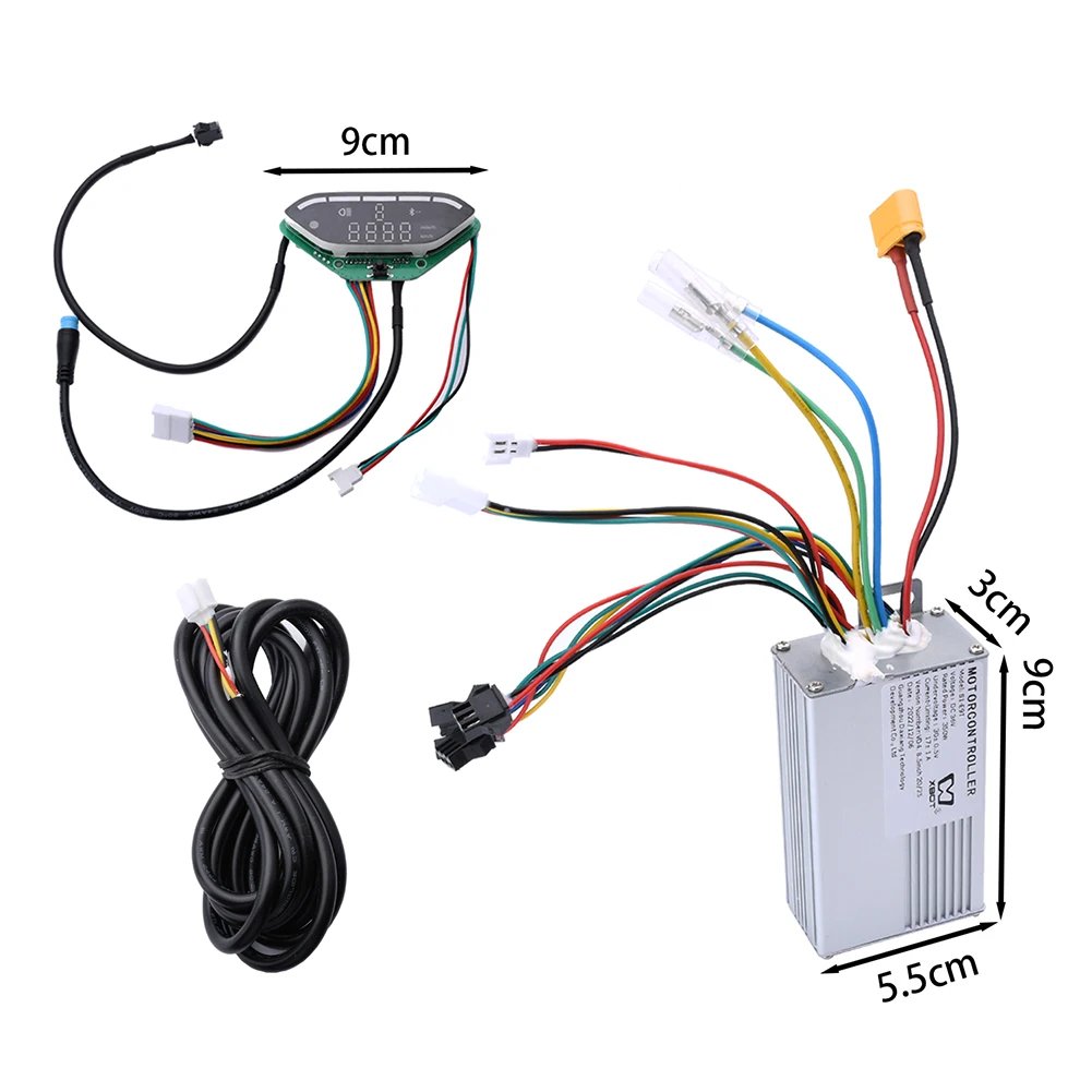 

1Set 36V 350W 17A Motor Controller Display Panel Cable For E9T Electric Scooter Waterproof 9x5x3cm Controllers Cycling Parts