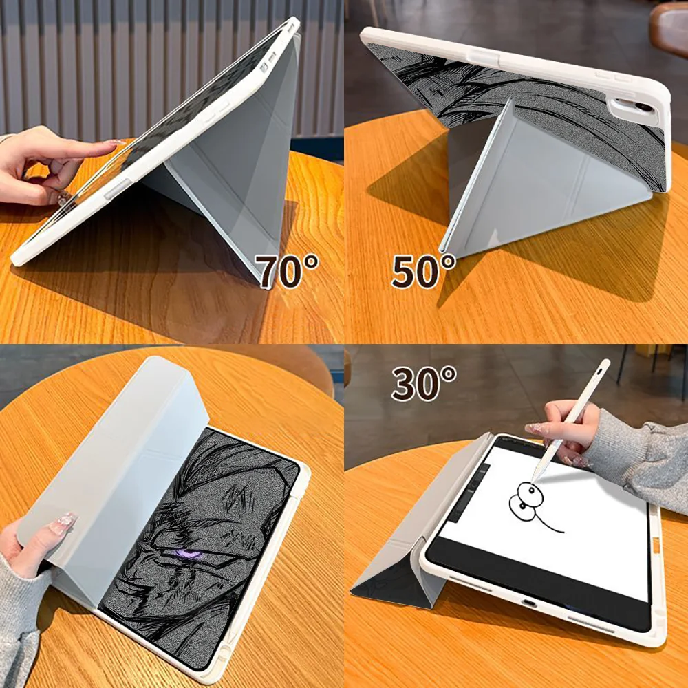 V-Vegetas G-Goku Comics Tablet Case For iPad 12th 10th Gen Pro M4 13 2025 2026 Air 8 M2 M3 3 Mini 7 6 5 9th 11th With Pen Slot