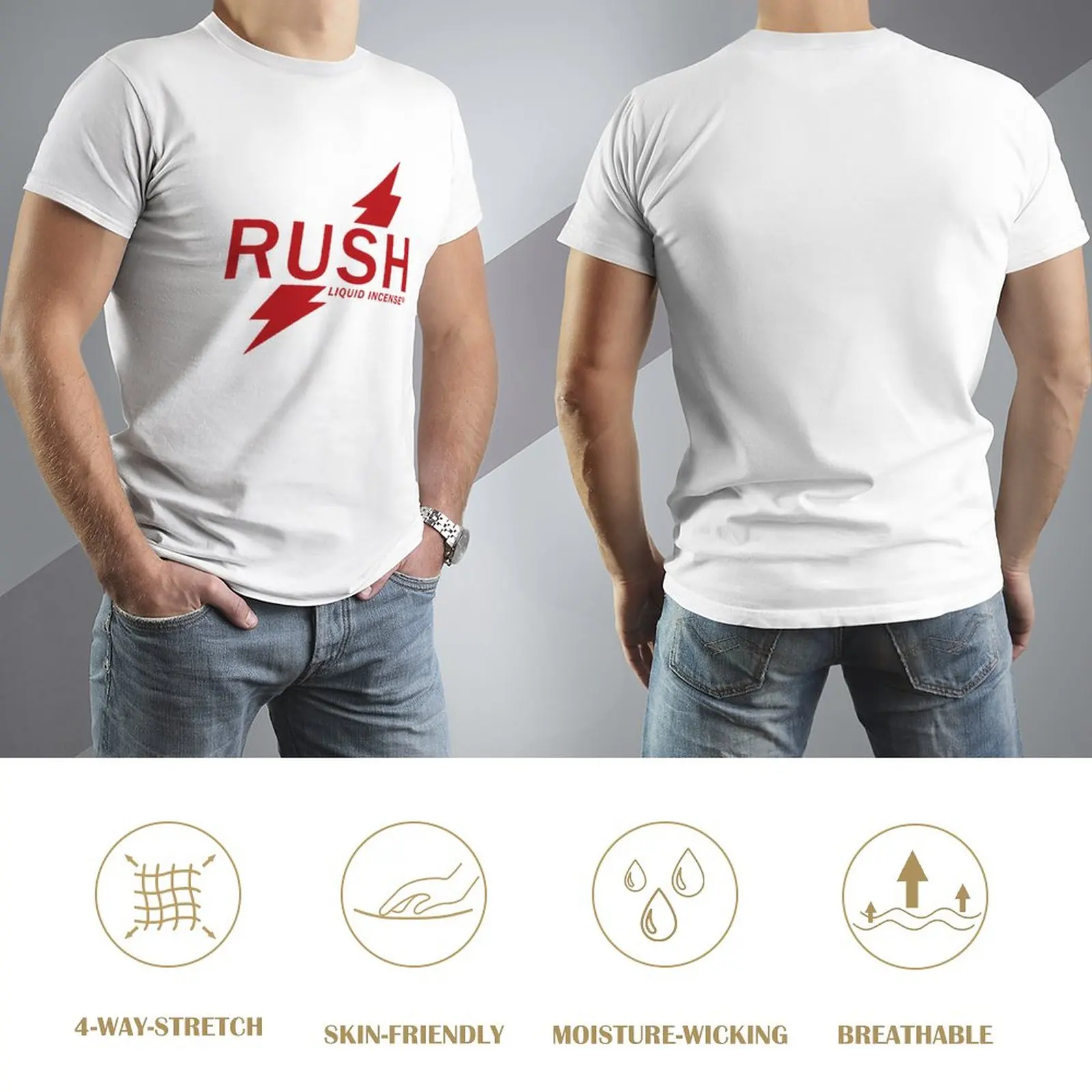 Rush Liquid Incense Amyl T-Shirt Anime t-shirt quick drying t-shirt t shirts men