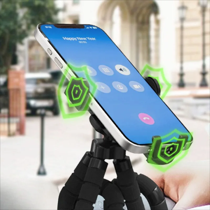Flexibler Oktopus-Kinderwagen-Handyhalter 360-Grad-Rotation Handyhalterung für Kinderwagen Fahrrad Roller Passend für 4,0-7,2 Zoll Smartphones – Detail 6