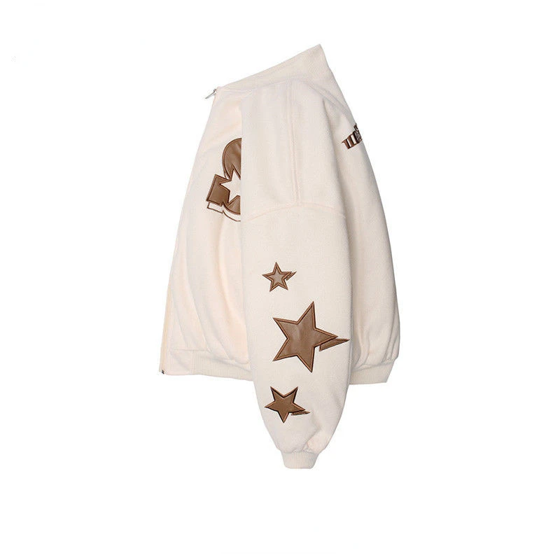 2022 American vintage street casual versatile jacket Y2K autumn and winter new letters embroidered label Baseball wear jacket