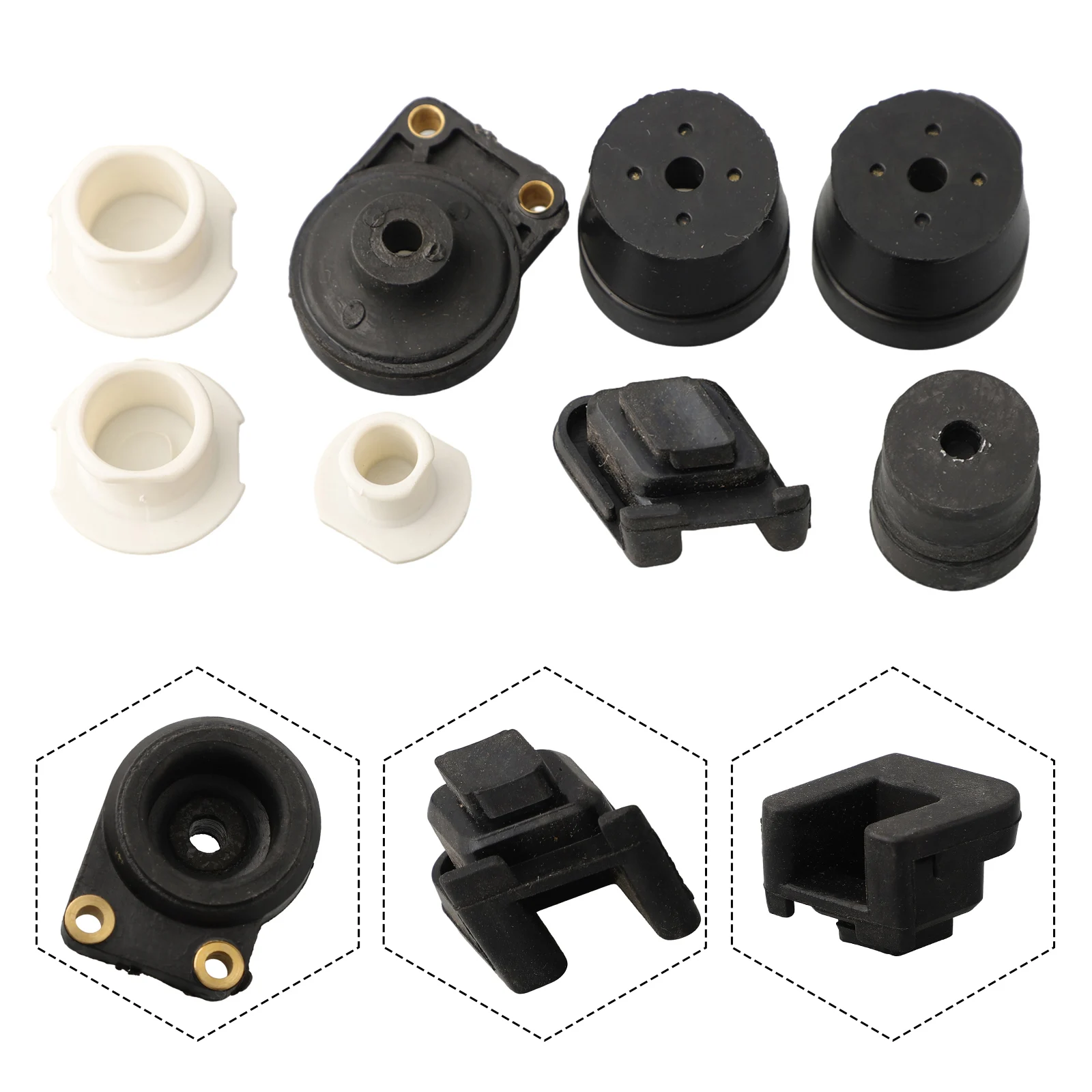 Annular Rubber Mount Buffer Set Chainsaw Rubber Mount Buffer Set Package Includes Annular Rubber Mount Buffer Set