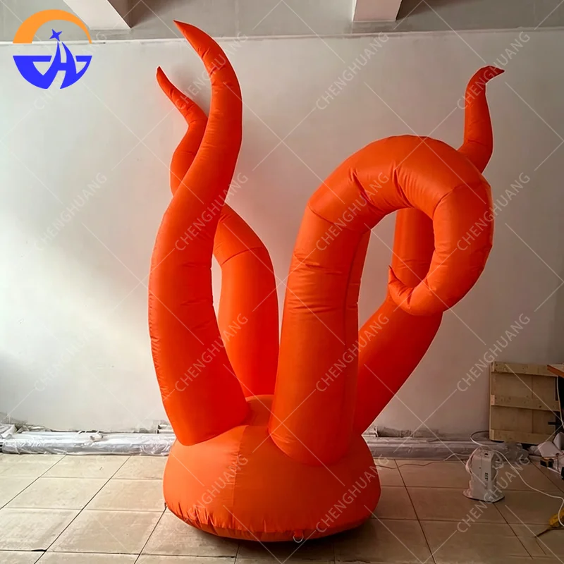 Different Colored Inflatable Aquatic Plants, Themed Decorative Inflatable Aquatic Plant Coral for Marine Themed Event