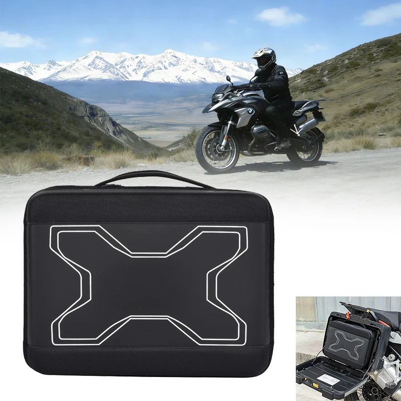 

Внутренняя сумка для мотоциклетного кофра, водонепроницаемый вкладыш для бокового кофра, портативный органайзер для багажника с плечевым ремнем для BMW R1200GS R1250GS Adv