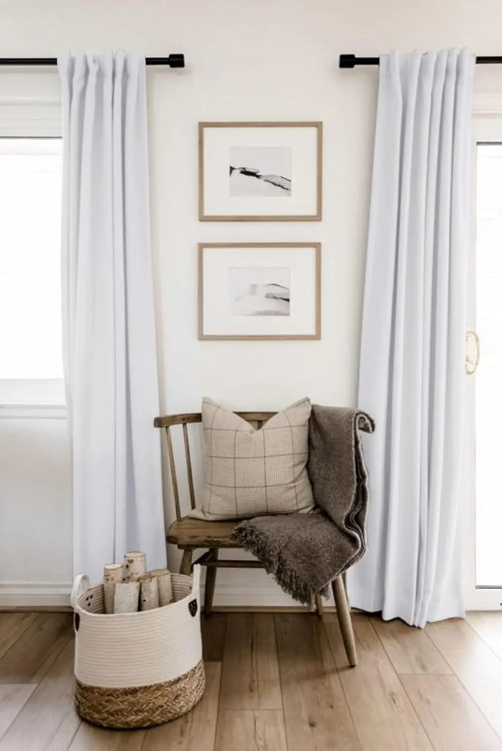 

100% Blackout 350cm Extra Long Faux Linen Blackout Curtains for Bedroom Living Room Drapes, Thermal Insulated