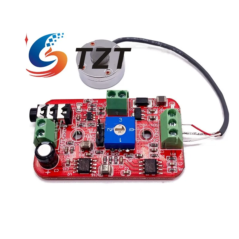 TZT CM-01B Vibration Sensor PVDF Sensor + 30cm Shielded Cable for Electronic Stethoscope Body Sounds