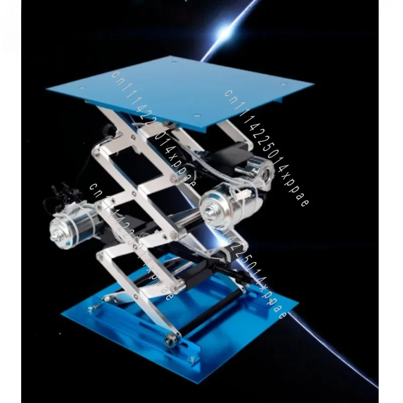 Small Electric Lifting Platform Lifting Table Miniature Aluminum Scissor Table