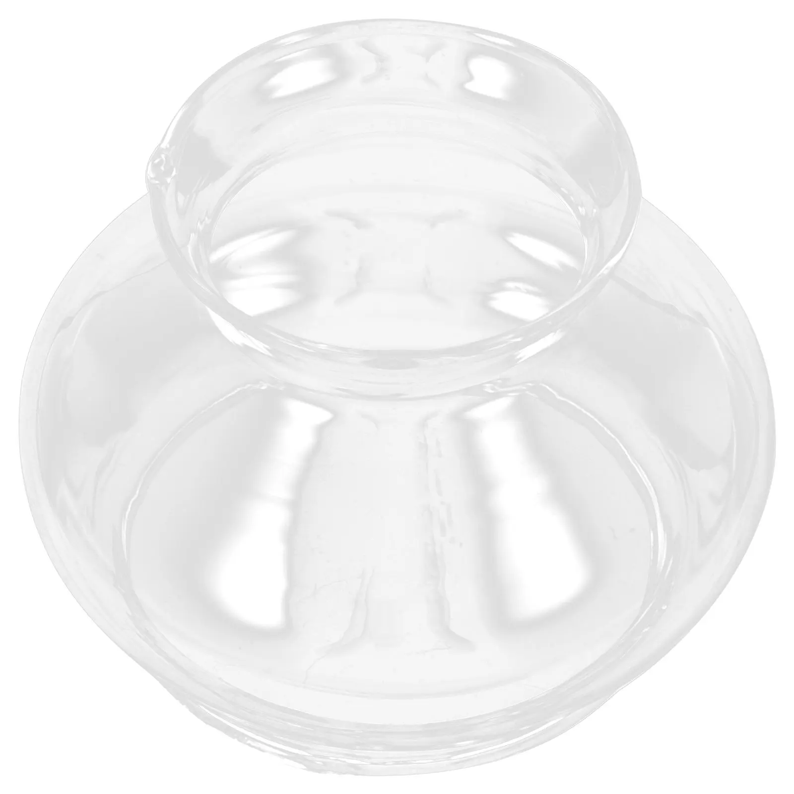 

Transparent Glass Lampshade Lamp Cover Oil Lamp Chimney Protective Cover Heat-Resistant Suitable for Home Room