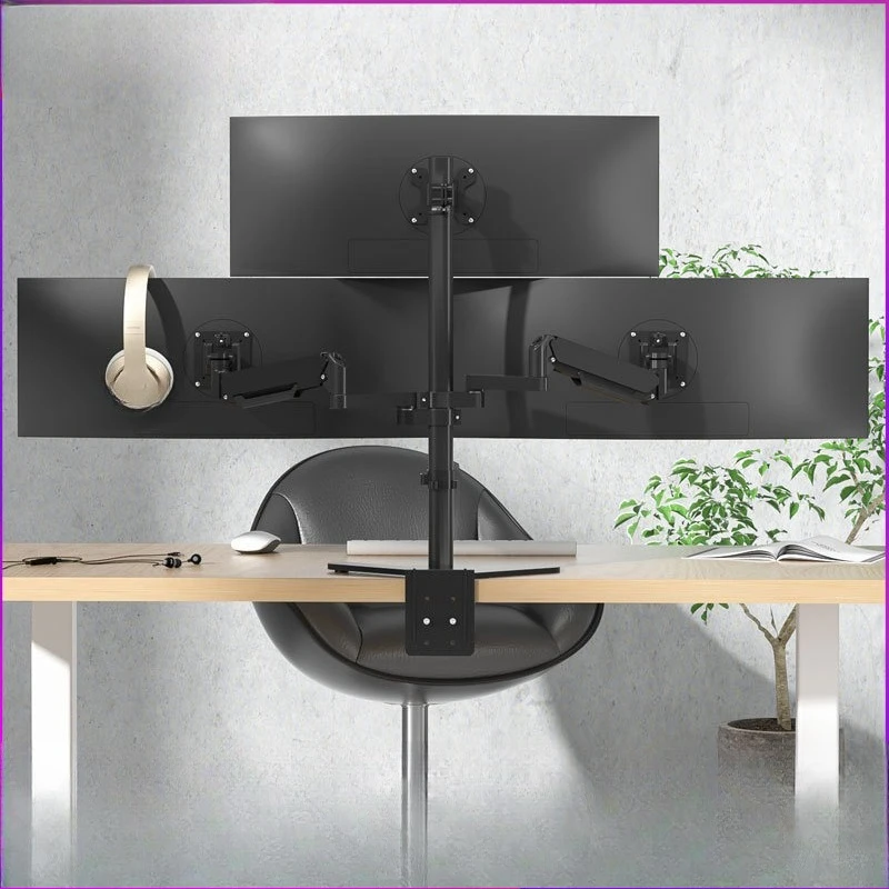 

dual-screen three-screen four-screen six-screen multi-screen monitor computer bracket cantilever robotic arm