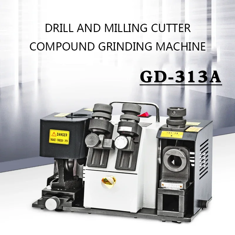 220V/300W Twist Drilling and Milling Cutter Grinding Machine GD-313A Portable Drilling and Milling Cutter Grinding Machine