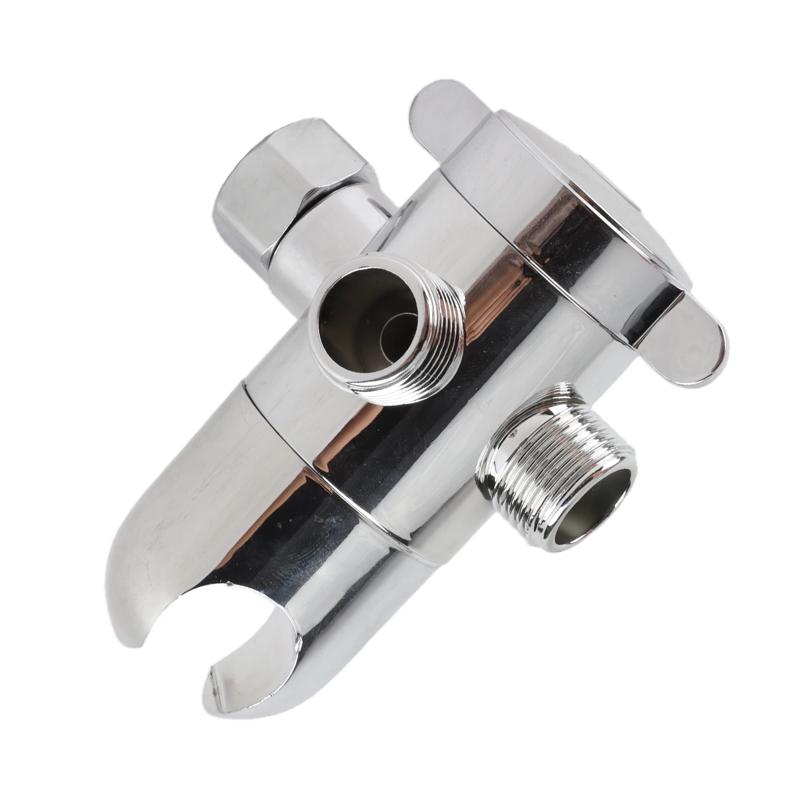 3‑Way Shower Head Diverter Mount Combo Shower Arm Mounted Valve Modern Adjustable Shower Arm Mounted Bathroom Accessories