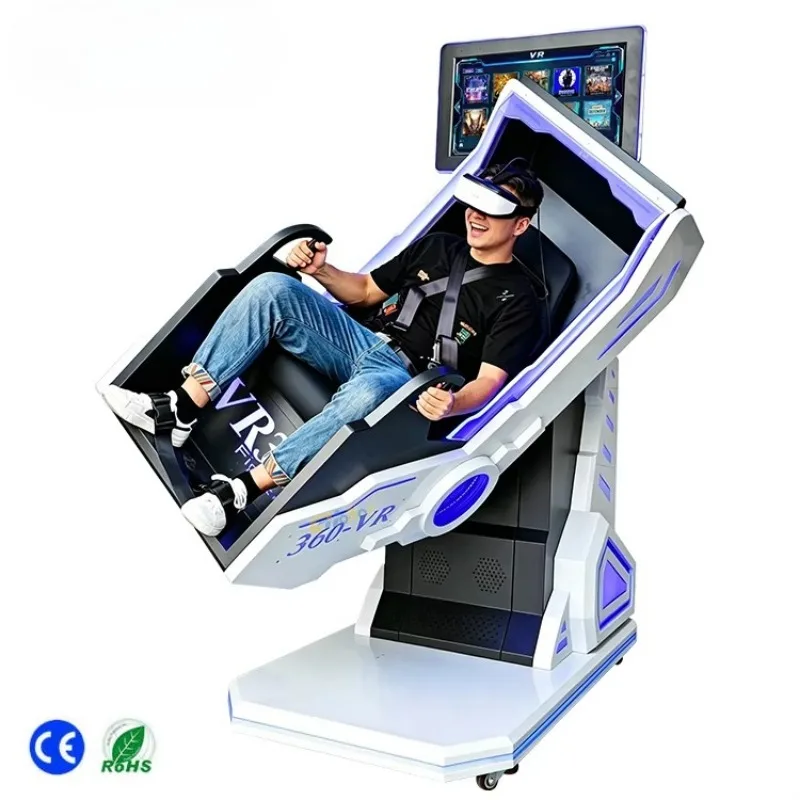 Professional Arcade VR Game Machine 360 Degree Rotating Simulator Virtual Reality Cockpit for Theme Park and Mall Business