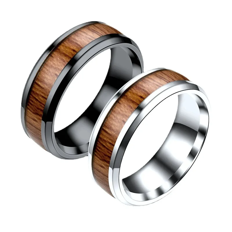 4mm 8mm men's ceramic or metal rings for comfortable fit