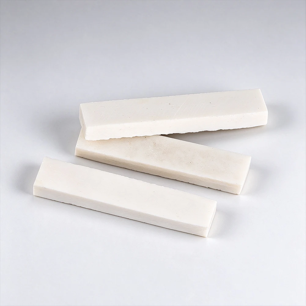 1PC Natural Bone Guitar Nut Blank Material Acoustic Classical Luthier DIY Craft Hand Shaped Replacement Accessory 5.8cm
