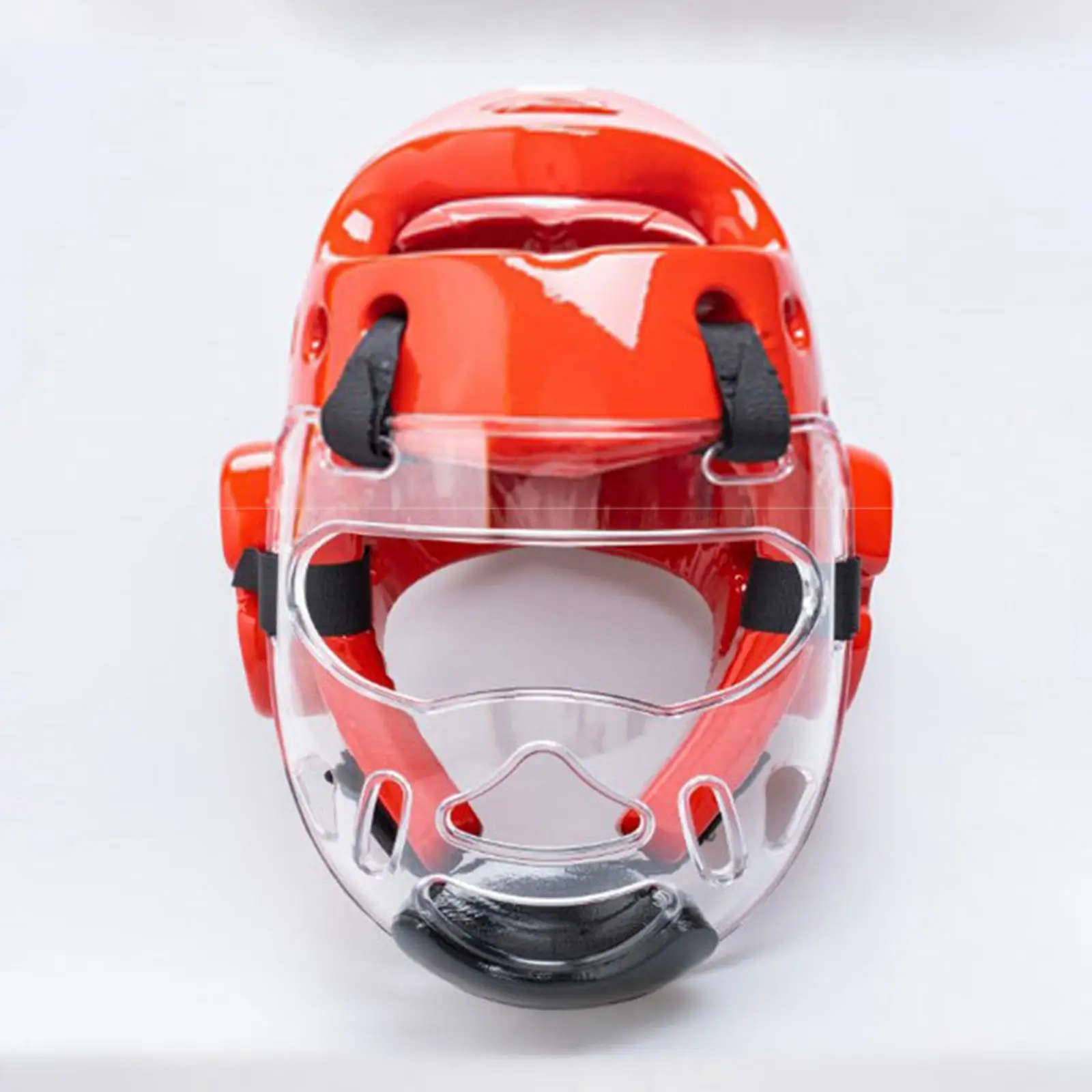Face Shield PC Material Kids Transparent Headgear Protection Cover for Taekwondo Karate Boxing Martial Arts