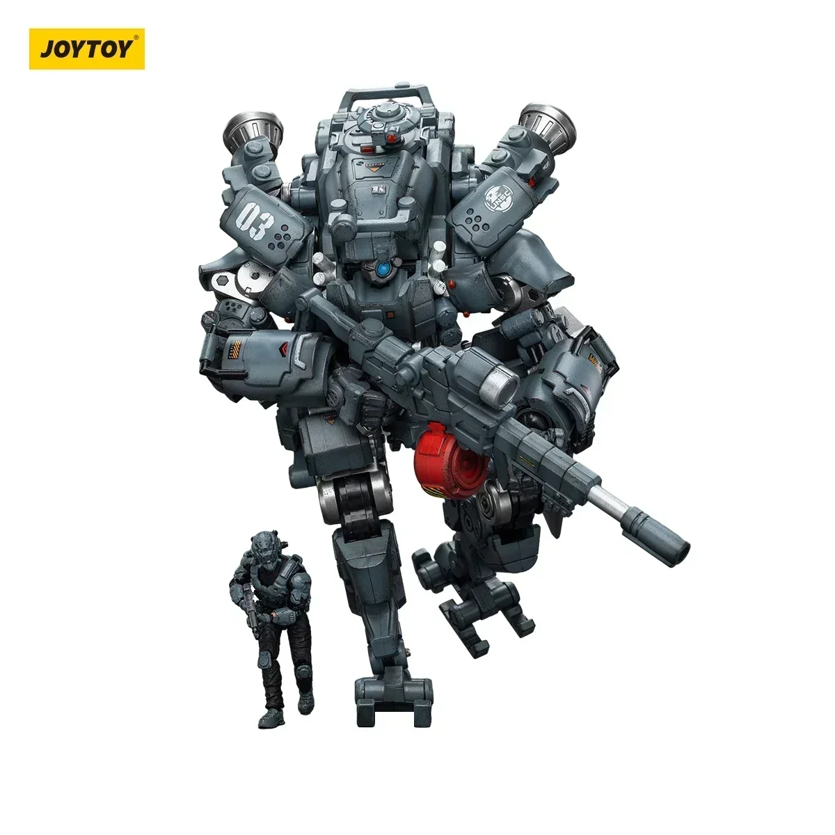 Joytoy infinito 1/25 figuras de ação mecha anime 24cm god of war 86-ll 03 alta mobilidade assalto mech modelo colecionável decoração