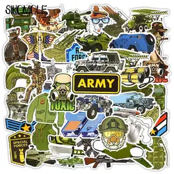 10/30/50pcs Cartoon Military Graffiti Sticker Soldier DIY Toy Laptop Skateboard Phone Case Motor Boys Decal Graffiti Stickers F5